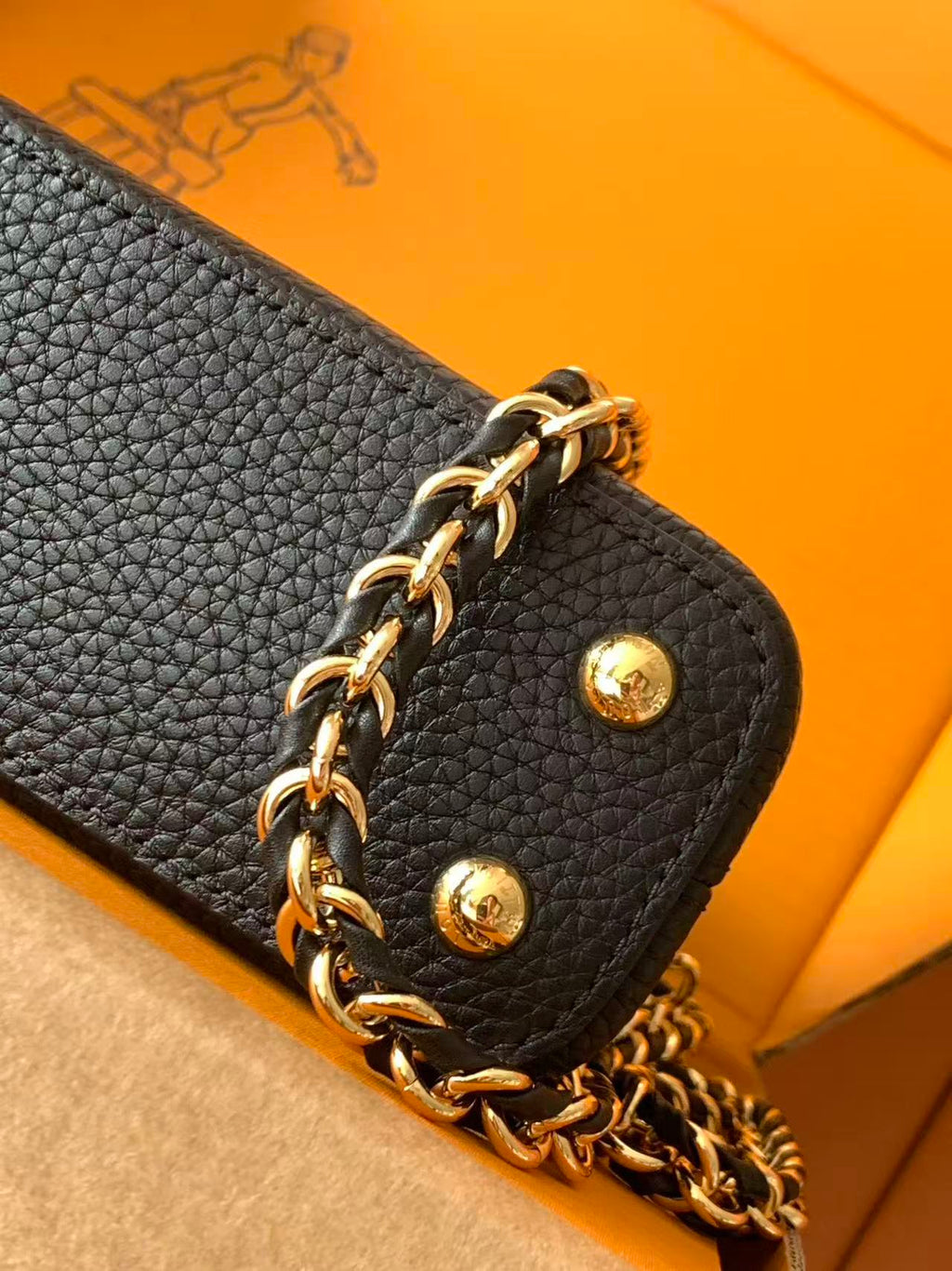 Lv Capucines Mini (Black) (Pre-order)